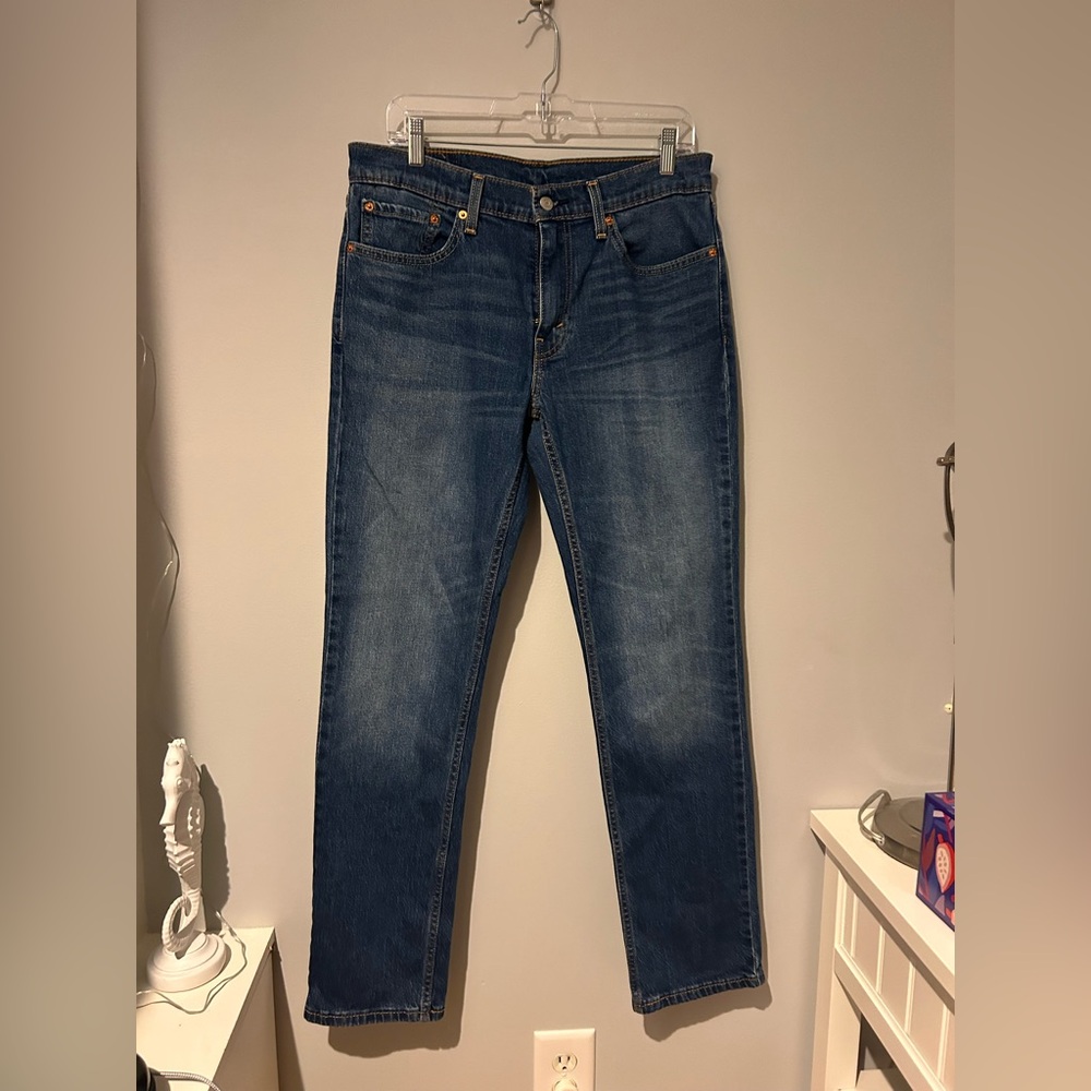 Levi's Straight Leg Men’s Jeans - Dark Blue Wash